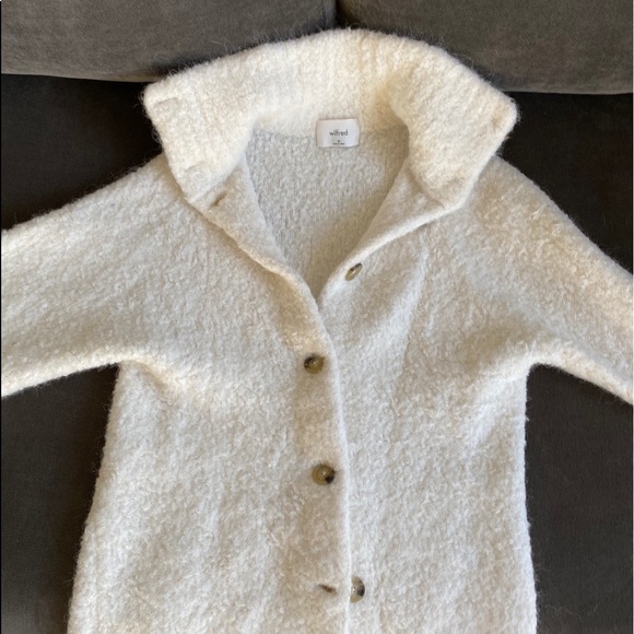Aritzia Wilfred Alpaca Button Down Sweater - Picture 2 of 7